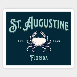 Saint Augustine Florida Vintage Crab Magnet